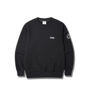[지프]공용 긴팔 스몰로고 암포켓 맨투맨 티셔츠 JQ3TSU817