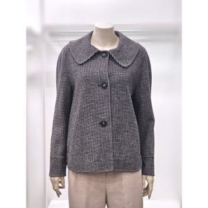 [프렐린]RJK254050 핸드메이드 모 혼방 카라넥 자켓