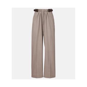 로에베 개더 울 와이드 팬츠 P01104965