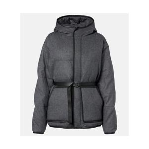 Tods 벨티드 후드 패딩 캐시미어 재킷 P01107726