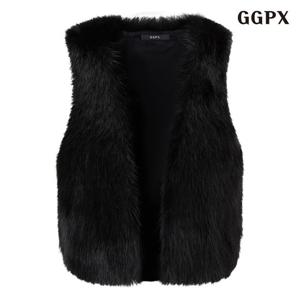 [GGPX] 오픈 페미닌 페이크 퍼 베스트 (GPDVW001D)