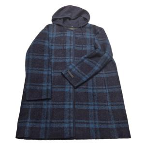 [안지크]윈터체크후드코트 AJ4HC1120