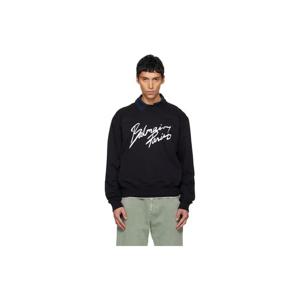 발망 스웨트셔츠 블랙 발망 파리 스웨트셔츠 261251M204005
