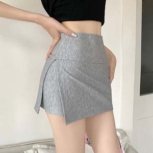 F007285_와이드밴드 옆트임 스판 치마바지 스커트팬츠