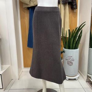 클리지 DP01 도톰 윈터 밴딩 롱 스커트 CP9WKS02