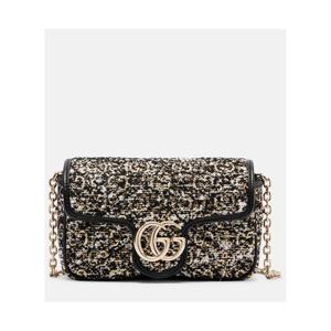 구찌 GG Marmont 미니 트위드 숄더 백 P01118090