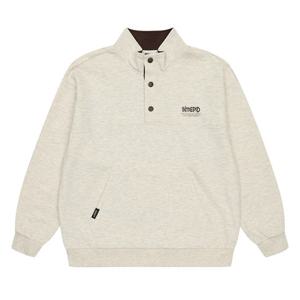 [에꼴리에][가을]스냅 반집업 맨투맨티 25C1703