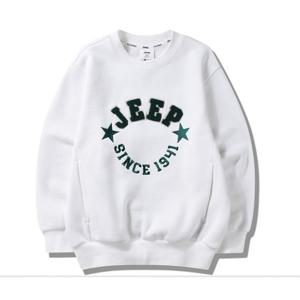 [JEEPKIDS(지프키즈)] 기모 별 아치 지프 맨투맨 KP4TSU855WH