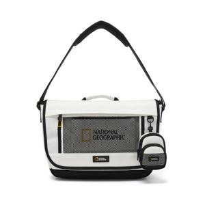 [내셔널지오그래픽키즈]K265KCR540 코닉 메신저백 WHITE