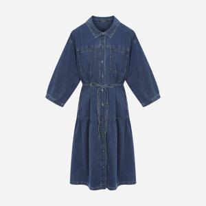 [써스데이아일랜드]풀오픈 셔츠형 데님 원피스 T256MOP132W