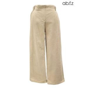 [에이비에프지]반 밴딩 기모 코듀로이 9부 와이드 팬츠 APA1HP40A