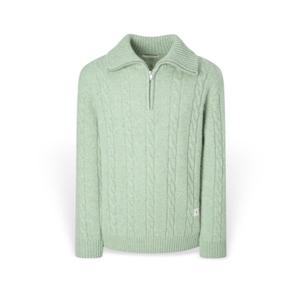 [헤지스] 남성 케이블 울 반집업 니트 HZSW5D325E1