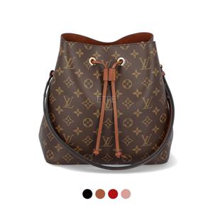 루이비통 모노그램 네오노에 MM 여자 버킷백 복조리 숄더백 블랙 브라운 M44020 M44887 M44022