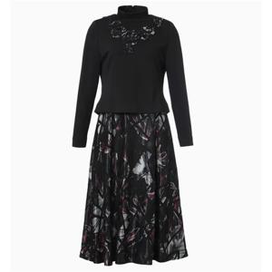 [펠리체조수니]상하 블록 플레어 원피스(JLWO406)