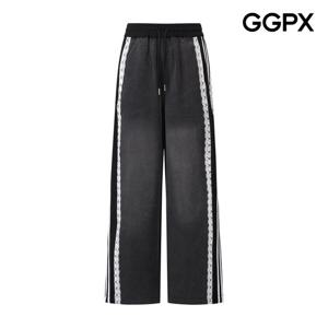 GGPX  사이드 레이스 라인 데님 밴딩 팬츠 GPBPT015F