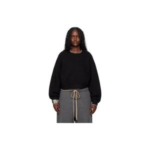 피어오브갓 티셔츠 블랙 홀리데이 헤비 와플 90s 크루넥 스웨터 261161F096001