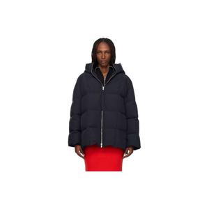 질샌더 패딩 블랙 퀼팅 다운 재킷 252249F061004