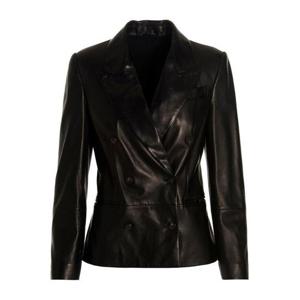 브루넬로 쿠치넬리 가죽 자켓 MPNPI2374C101 Black