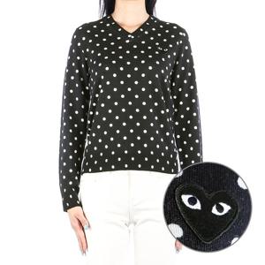 [꼼데가르송] (P1N035 BLACK) 여성 긴팔 니트