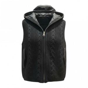 페이지플린  (F5DVT509) 후드 리버시블 니트 패딩 조끼