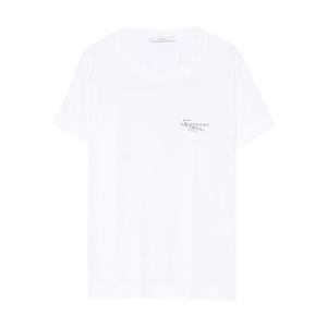 지방시 반팔 티셔츠 BW70FJP7A7 100 White