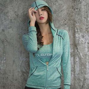 여성 스포츠 데일리 요가 헬스 기능 후드집업