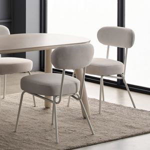 메사 데일리 코모도 패브릭 식탁의자 2EA