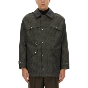 펜디 FF 자카드 스냅 버튼 재킷 FW1329 ASCKF1440