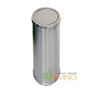 뱅뱅이 스텐휴지통(300x670/50리터) 회전식뚜껑 사각재떨이 스텐재떨이 스텐 휴지통 쓰레기통 덮개식 평뚜껑형 재떨이 분리수거함 분리함
