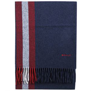 발리 네이비 레드 삼선 머플러 185 네이비 MSC02R WO020 U591