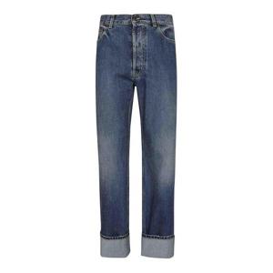 알렉산더 맥퀸 스트레이트 팬츠 781770QYAAU4211 Dark Wash