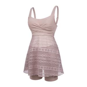 [레노마수영복]여성 펀칭레이스 모노키니비치 원피스 수영복LS2E315_BR