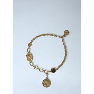 끌로에 코인 펜던트 체인 링크 초커 목걸이 CH26SJN10CB7 9HA