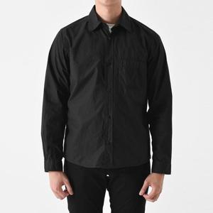 스톤아일랜드 가먼트다이드 오버셔츠 블랙 781512205 V0029