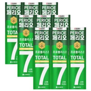 페리오 토탈7 프로 치약 스트롱 120G 9개