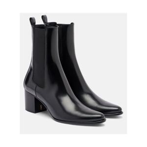 생로랑 Jill 60 레더 앵클 부츠 P01135849