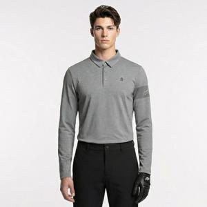 [먼싱웨어]남성 멜란지 긴팔 티셔츠 멜란지그레이 MR121MTL13