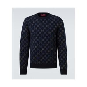 구찌 GG 울 캐시미어 블렌드 자카드 스웨터 P01124223