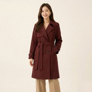 [꼼빠니아]미디 트렌치 코트-CW22FA9002219B