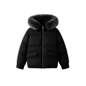 [엠씨]여우털 탈부착 구스 숏패딩M54D080