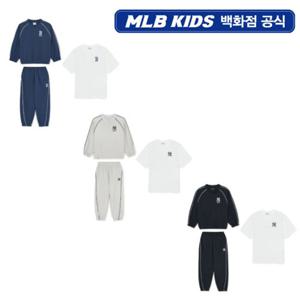 [MLB키즈PG] 스트릿 베이직 우븐 맨투맨 3 세트 3종 택1 (7AS2B0161)
