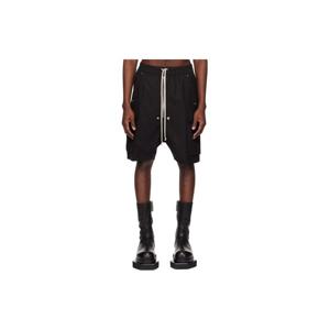 릭오웬스 반바지 블랙 템플 카고벨라 쇼츠 261232M193010