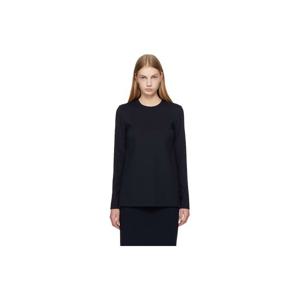 막스마라 티셔츠 네이비 뉴트로 탑 261118F110001