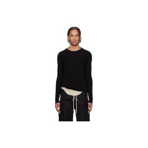 릭오웬스 티셔츠 블랙 템플 지오 골지 스웨터 261232M201013