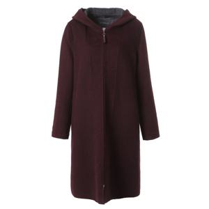 [마담포라]후드 배색 핸드메이드 코트MA4HC602A