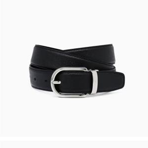 [닥스핸드백] 블랙 음각로고 소가죽 벨트DBBE6E550BK