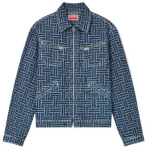 KENZO 겐조 위브 자수 트러커 데님 자켓 (FE6 5DV310 6J2 DD)