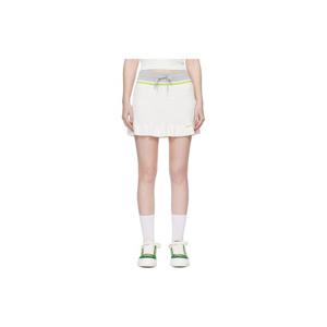 카사블랑카 미니스커트 화이트 테니스 미니 스커트 261195F090004