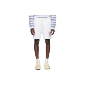카사블랑카 반바지 화이트 테니스 클럽 아이콘 스웨트쇼츠 261195M193019