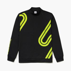 [르꼬끄골프]르꼬끄골프티셔츠 KQF GQ421MRLO1-BLCK 남성 루스터